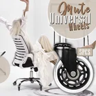 Ролики для офисных стульев, жесткие напольные ролики, премиум-класса, ролики для паркета, ламината, поворотные колеса для стульев, для стола, стула, офиса, ча