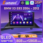 Eunavi Авторадио GPS для BMW X3 E83 2004 - 2012 автомобильное радио 2 din android авто мультимедиа GPS трек Carplay 4G 128G 2din без DVD