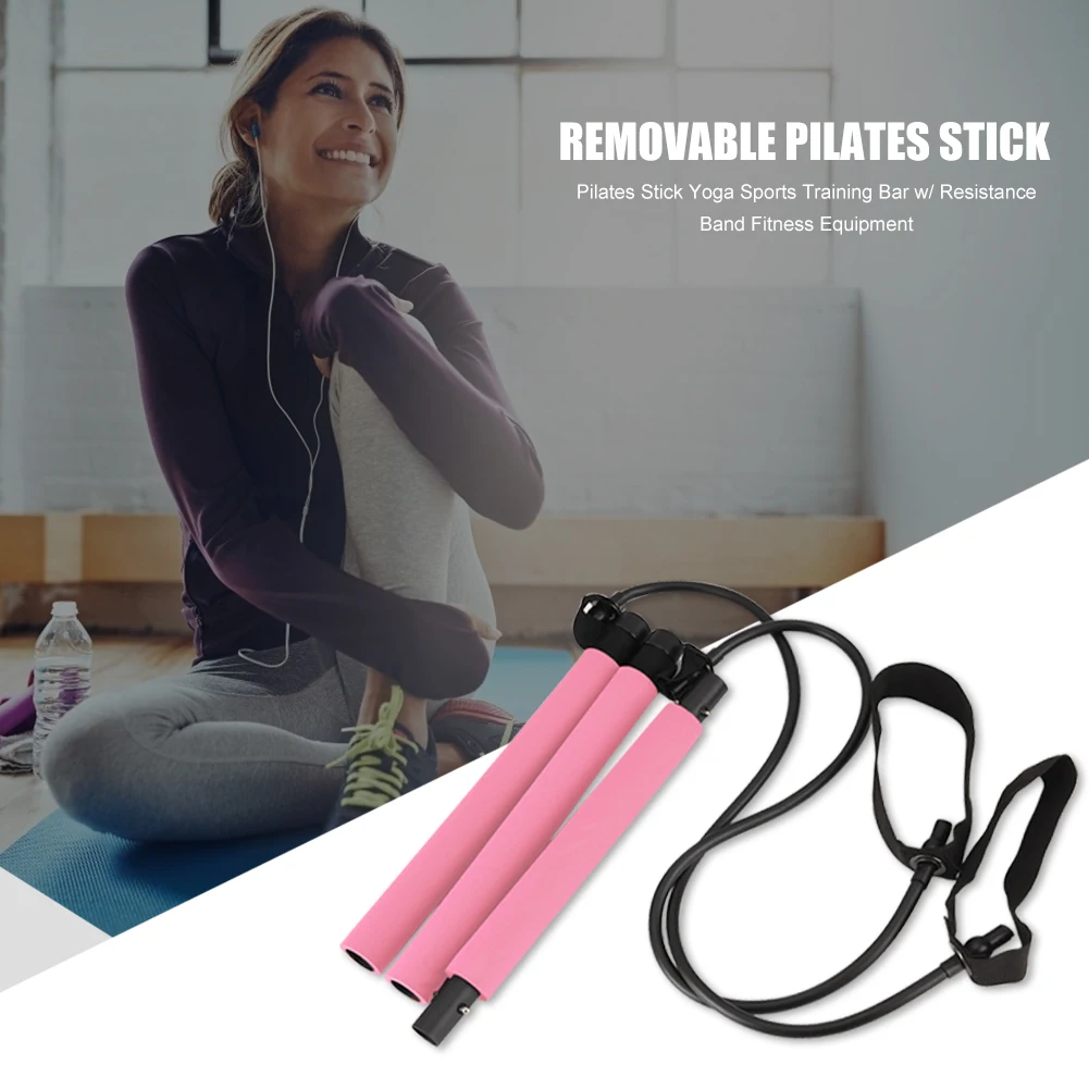 

Pilates Stick Yoga Sports Training Resistance Band Fitness Equipment