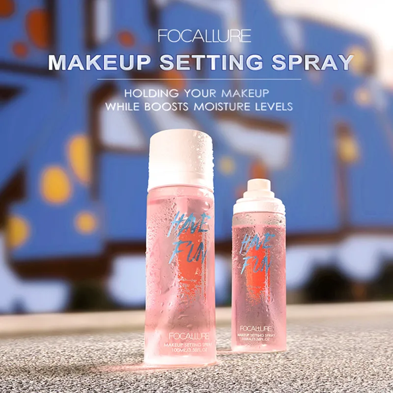 FOCALLURE Face Fixing Setting Spray 100Ml Oil-control Refreshing Natural Long Lasting Moisturizing Makeup Fixer Cosmetics
