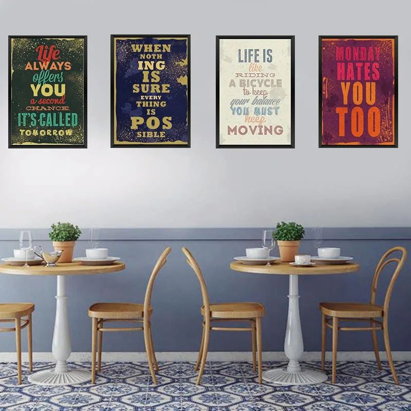 Классическая винтажная декоративная картина для гостиной офисные вдохновляющие