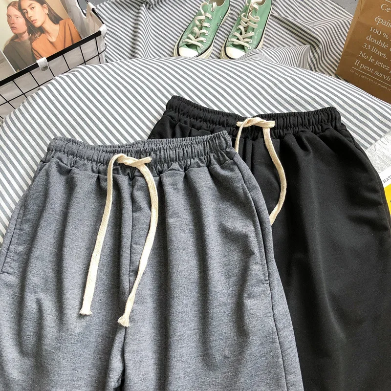 

Summer Sports Casual Shorts Men's Loose Straight Sweatpants Five-Point Pants