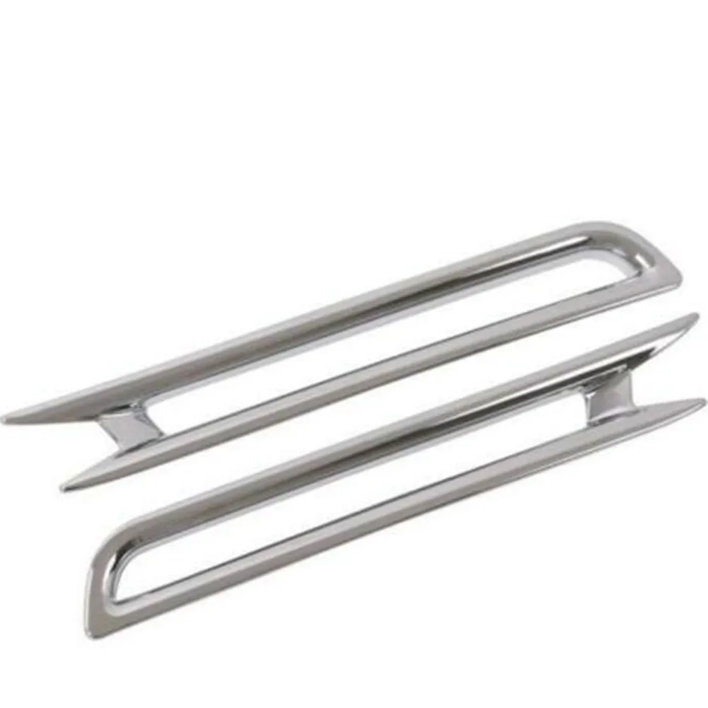 

2pcs Fog Lamp Cover Trim ABS Accessories Car Chrome Set Brand New Durable
