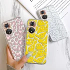 Чехол P30 Pro для Honor 10 Lite, чехол для Honor 8A 8X 9X 50 10i 9A 20, силиконовый прозрачный чехол со смайликом для Huawei P40 Lite P20