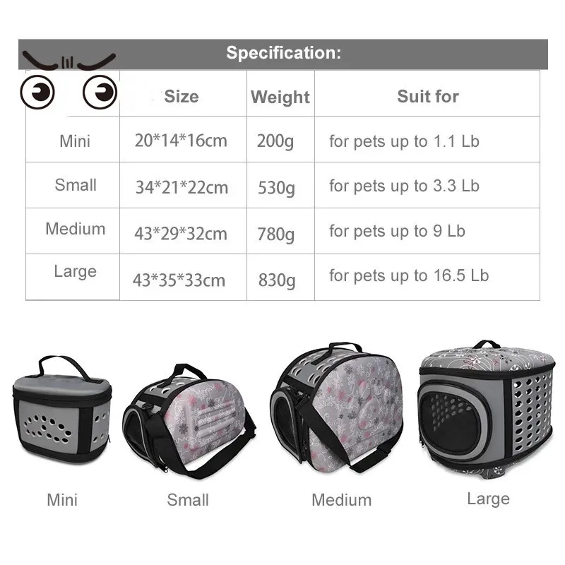 Женская сумка дорожная воздухопроницаемая через плечо для домашних животных