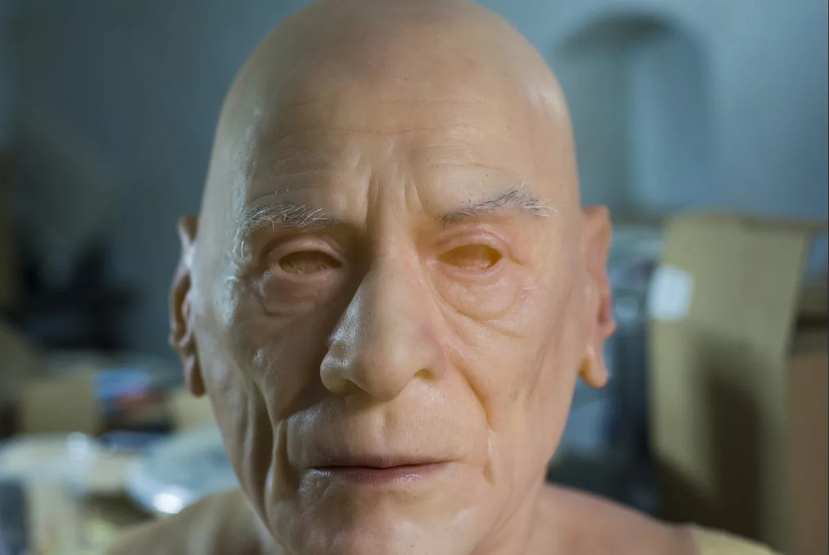 Бесплатная доставка Реалистичная силиконовая маска Европейский старик | Дом и