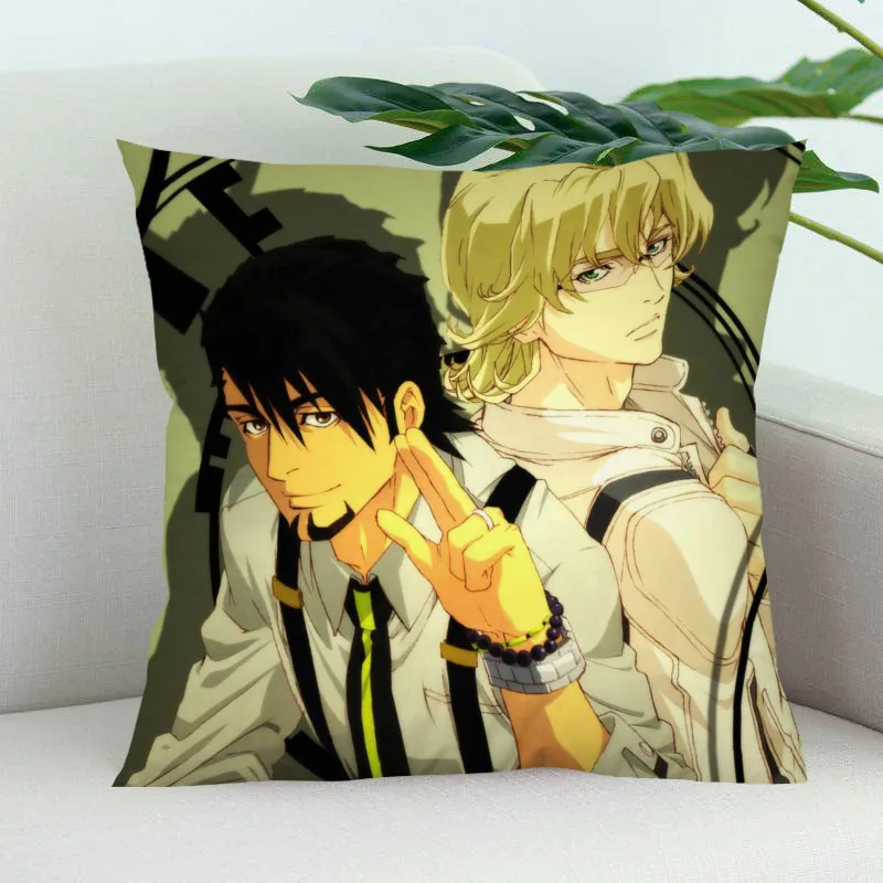 Тигра и кролика из мультфильма накидка для подушки Спальня дома или офиса