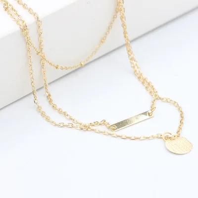 Женское Ожерелье ZYZQ богемное ожерелье яркой геометрической формы многослойный