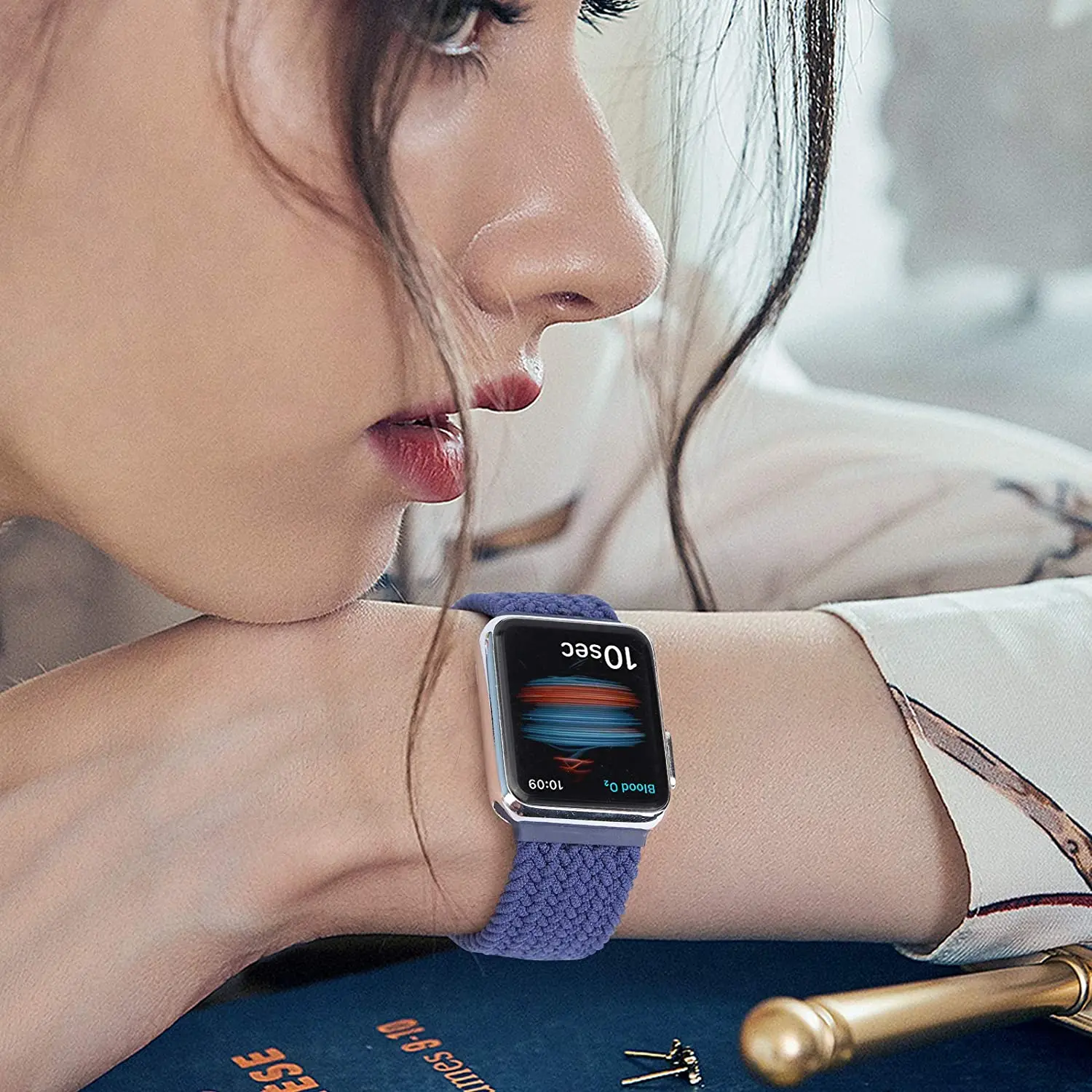 

Braided Solo Loop strap For Apple watch band 44mm 40mm 38mm 42mm Fabric Nylon Elastic belt bracelet iWatch series 3 4 5 SE 6