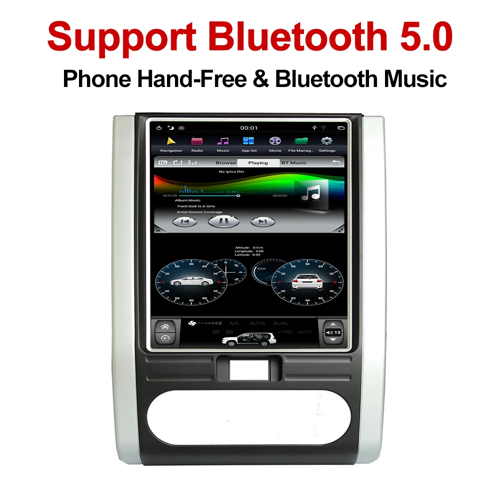 Автомобильная головка YAZH Android 9 0 для NISSAN X-trail/Qashqai 2005-2014 с Bluetooth 5 DSP 13 6 &quotIPS Авто GPS