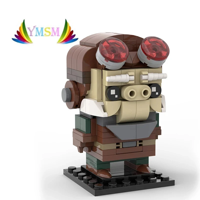 

MOC Star Series Wars Toys The Kuiil Brickheadz Figure Model Building Blocks Diy 176pcs Bricks Educational Xmas Gift For Kids