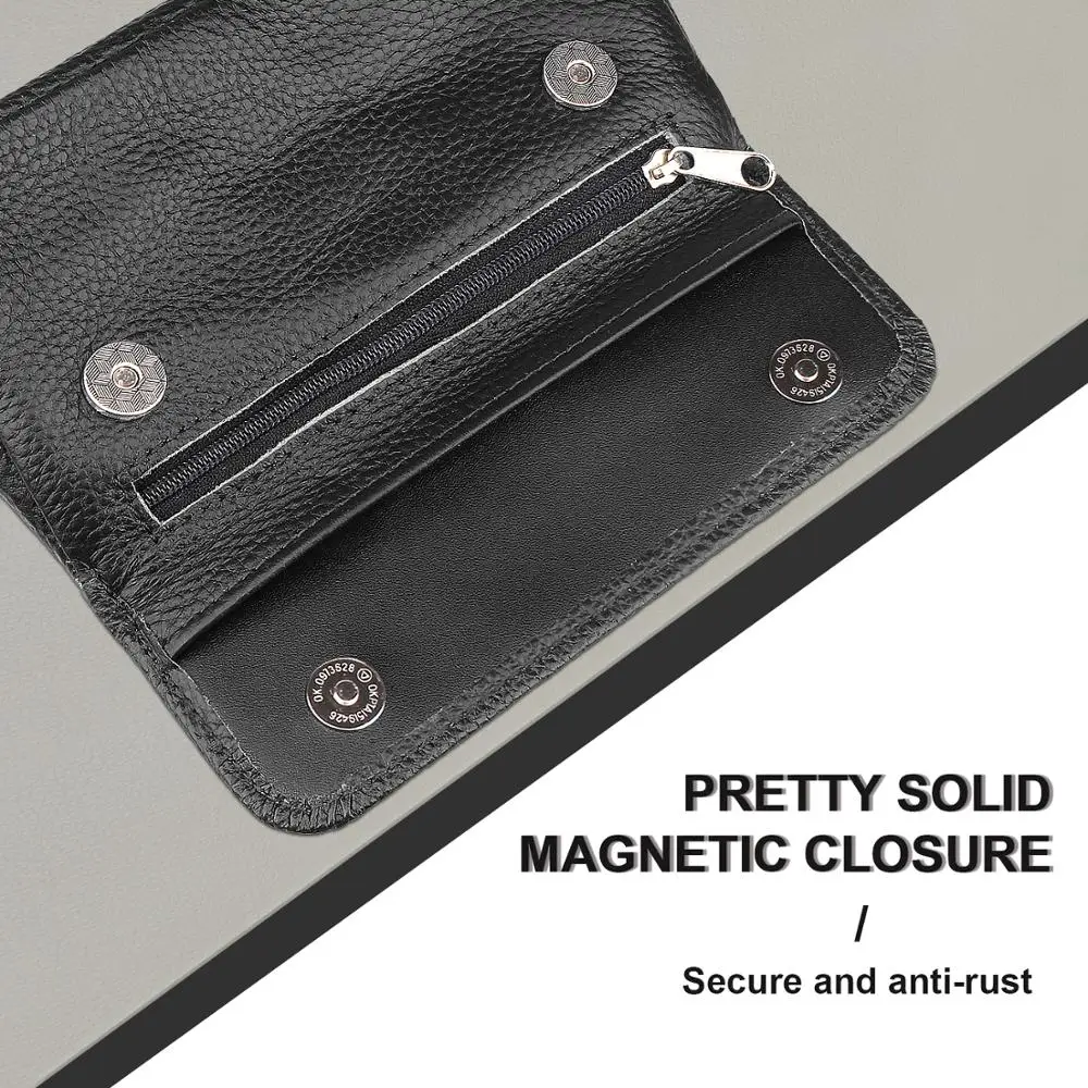 Черная коричневая кожаная сумка для табака трубки чехол курения 2 трубок фильтр