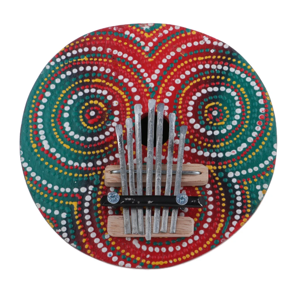 7 клавиш Kalimba палец большой пианино Mbira музыкальный перкуссионный