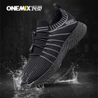 ONEMIX 2021 Новый Черный Спортивная обувь для мужчин Водонепроницаемый дышащие тренировочные кроссовки мужские на открытом воздухе Анти-скольжения прогулочные спортивные туфли