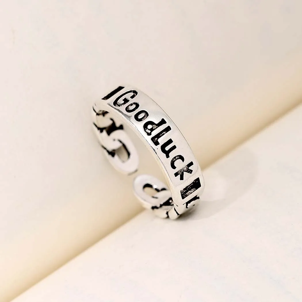 Кольца Nedar минималистичные на удачу серебряного цвета для женщин и девушек в