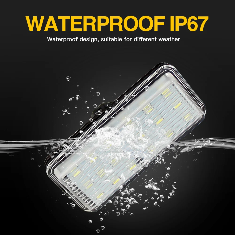 2 шт. безошибочный Canbus Автомобильный светодиодный номерной знак освещение для