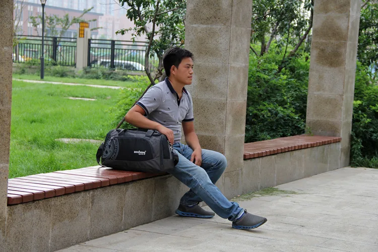 

Hot Nylon Outdoor Sports Gym Bag Professional Men Women Fitness Travel Handbag Hot Training Female Yoga Duffel Shoulder Bag