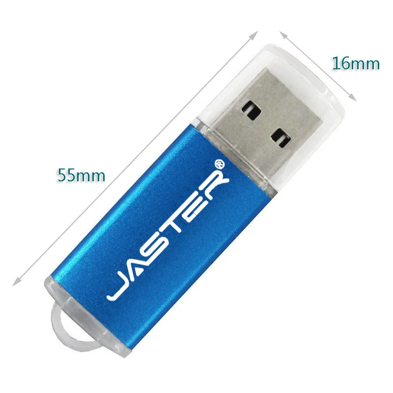 JASTER Металл реальные флеш диск USB 2 0 4 ГБ 8 16 32 64 128 памяти палочки с печать логотипов