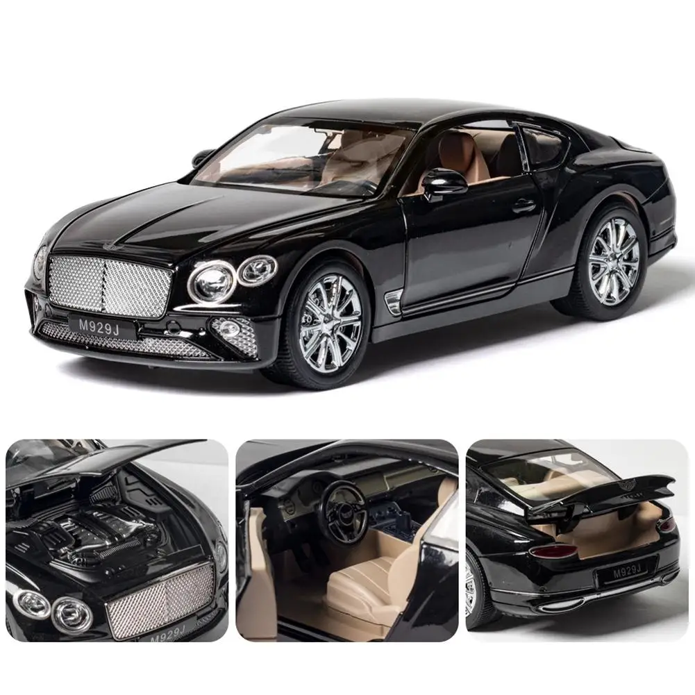 1/24 High Alloy Toy Car for Mulsanne Extended Edition Metal Vehicle Model Toys With Sound Light Open Doors | Игрушки и хобби