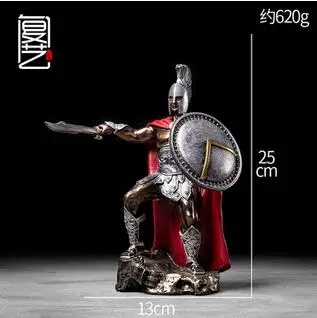 Статуэтка спартанского иероглифа с орнаментом в древнем римском стиле модель