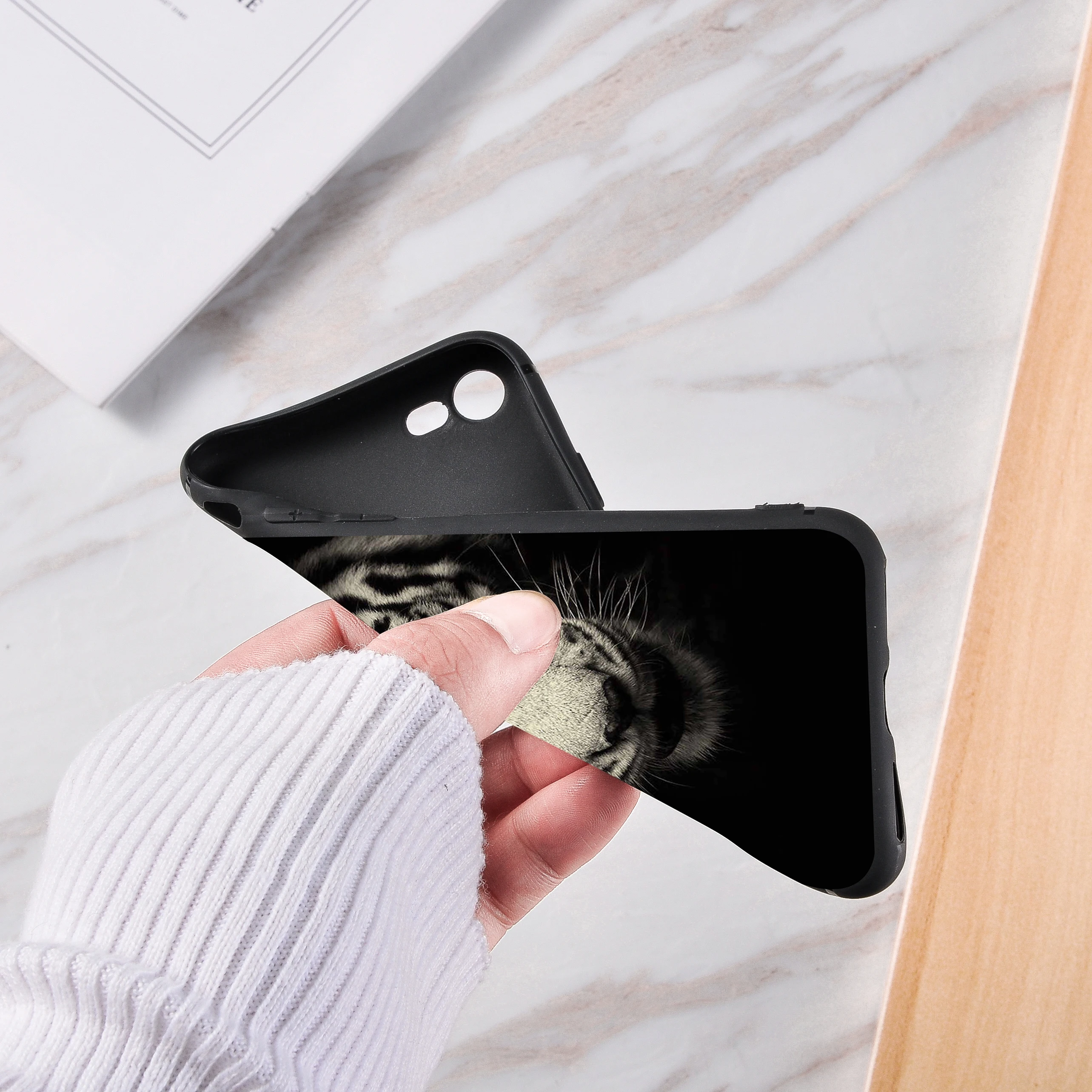 Tigers Animals TPU Back Coque For iphone 11 pro max x xs xr 6 6s 7 8 plus Mag Fond iPhone Phone Case |