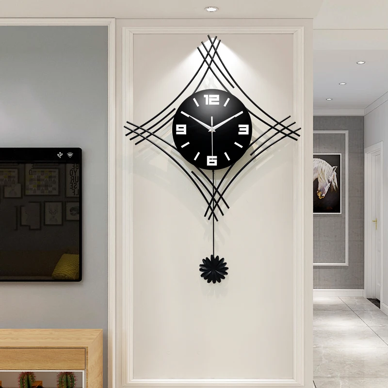 GH New Clock Watch Wall Clocks Horloge 3d Diy Acrylic Mirror Stickers Home Decoration Living Room Quartz Needle modern design | Дом и сад
