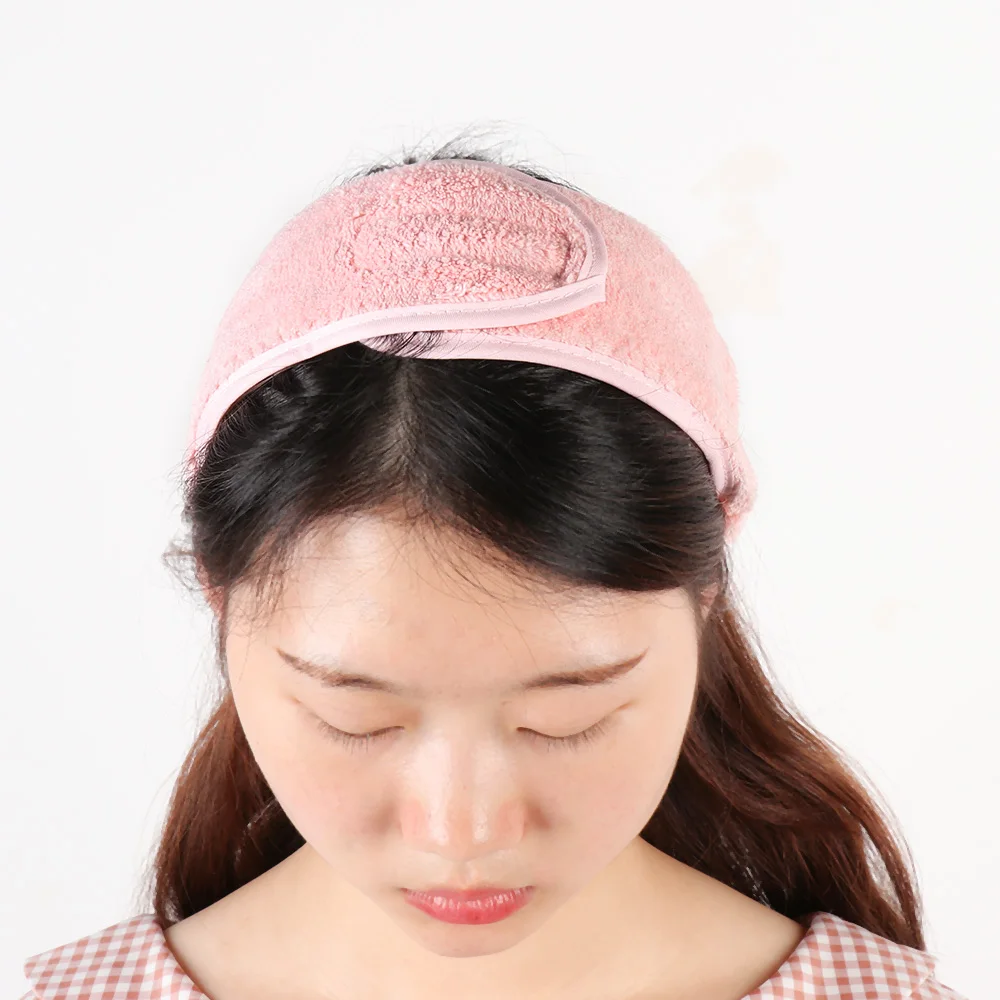 1 шт. красочная мягкая женская повязка для волос на лицо макияжа ткань чистки