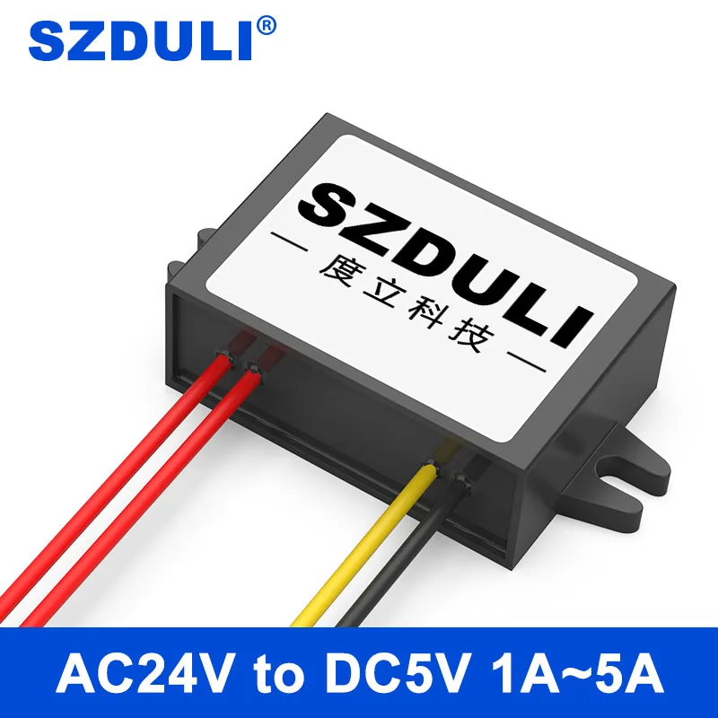 

AC24V to DC5V AC to DC power converter 14~28V to 5V transformer module stepper waterproof CE RoHS