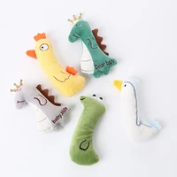 funny cat plush toys interactive toys cat animal figure puppets containing catnip pet toys