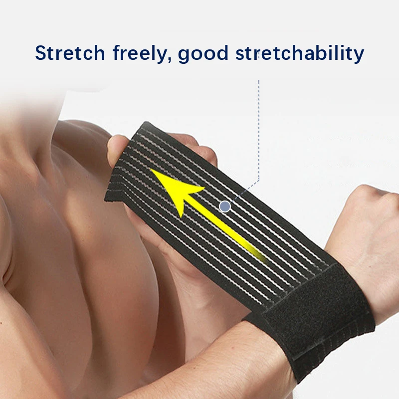 

Sports Safety Wrist Support Self-adhesive Winding Bandage Fish Ribbon Tennis Basketball Sports Protective Gear Adjustable Wrist