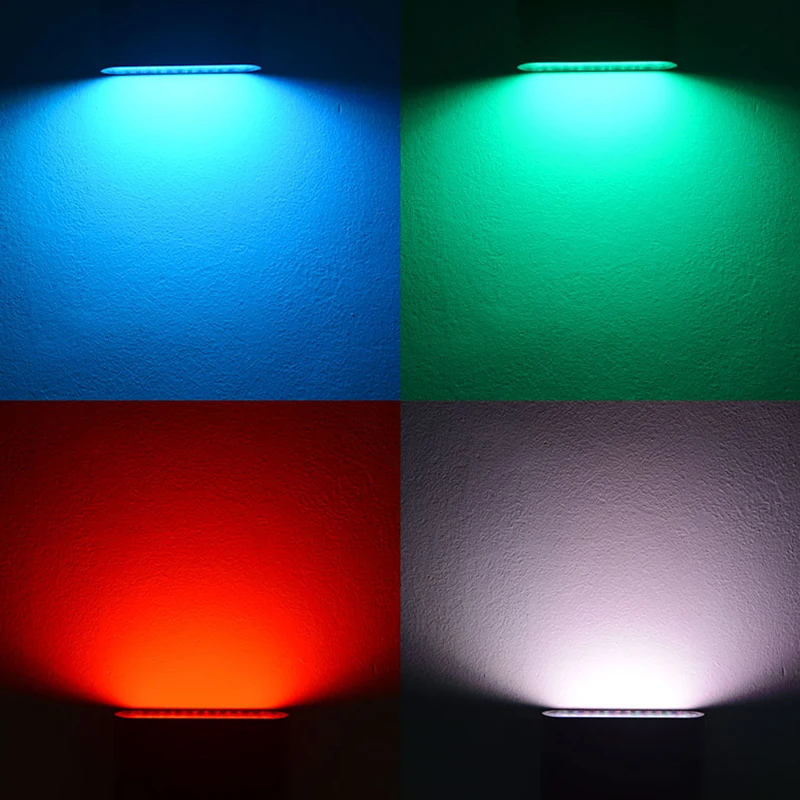 48 светодиодный RGB сценический светильник стробоскоп вспышка голосовое