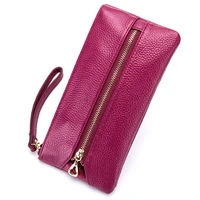 12pcs lot fashion genuine leather big capacity key bag mobile phone coin wallet