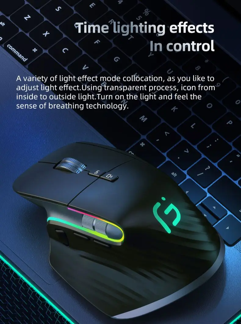 vsvabefv wireless silent mouse 2 4g usb rechargeable gaming mouse 4000dpi optical ergonomic suitable mouse for pc laptop office free global shipping