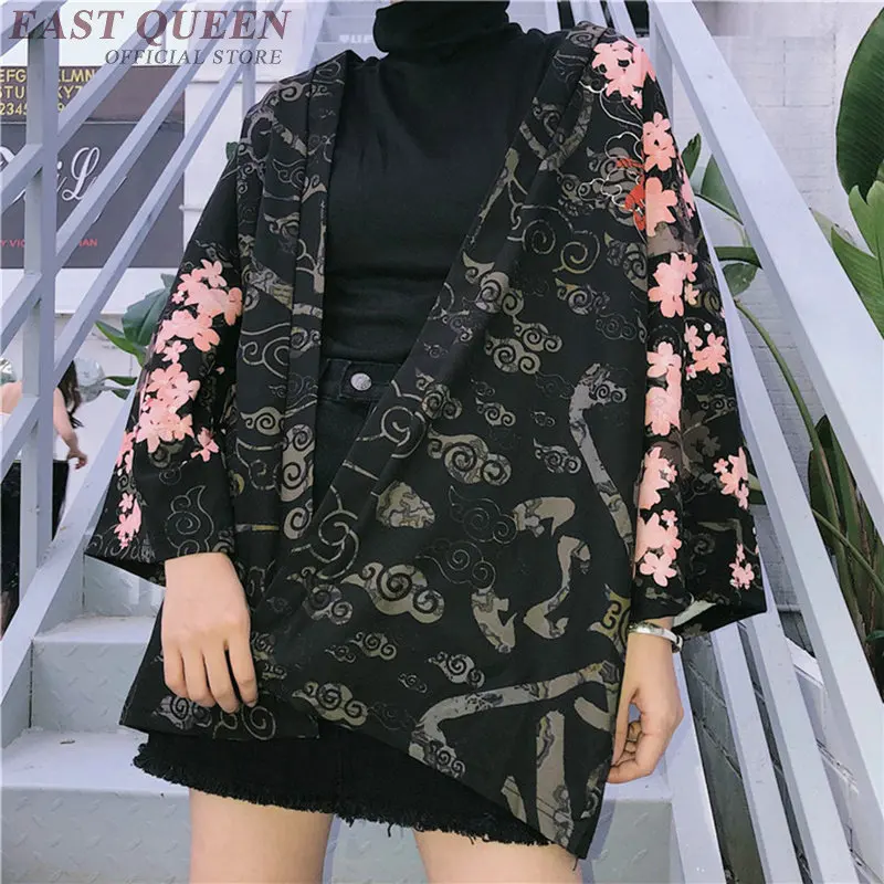 Traditional Japanese Kimonos Cardigan Thin Kimono Coat Women 2019 Summer Loose Yukata Sunscreen Clothes Cosplay Shirt Blous |