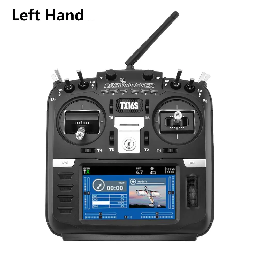

RadioMaster TX16S Radio Transmitter TBS V2 Hall Sensor Gimbals 2.4G 16CH OpenTX Multi-protocol RF System CC2500 For RC Drone