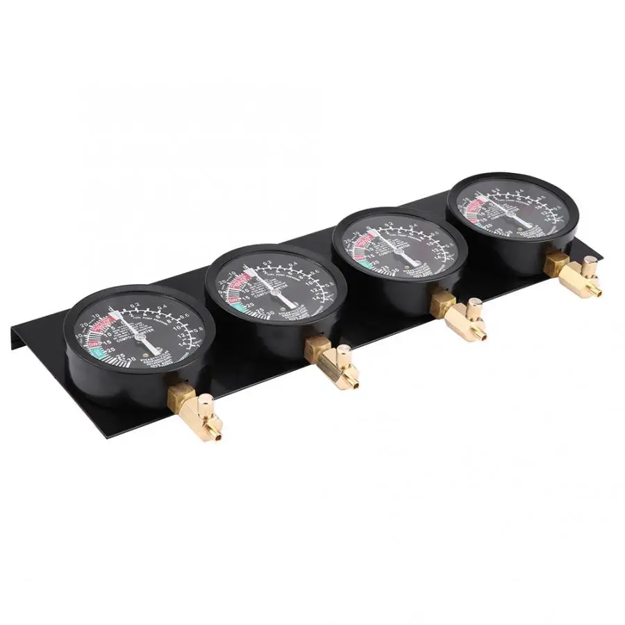 4 шт. вакуумный манометр набор мотоциклетный топливный карбюратор синхронизатор