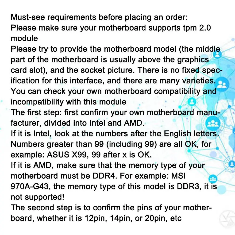 Модуль безопасности шифрования Tpm 2 0 удаленная карта с поддержкой s 18 поддержка
