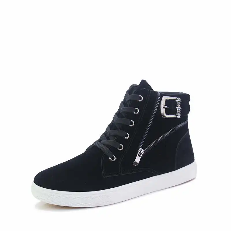 

Outdoor Walking 2021 Men's Shoes PU Leather Chunky Trainers Flat Running Shoes Men Sport Shoes Platform Chaussure Homme 2021 D7