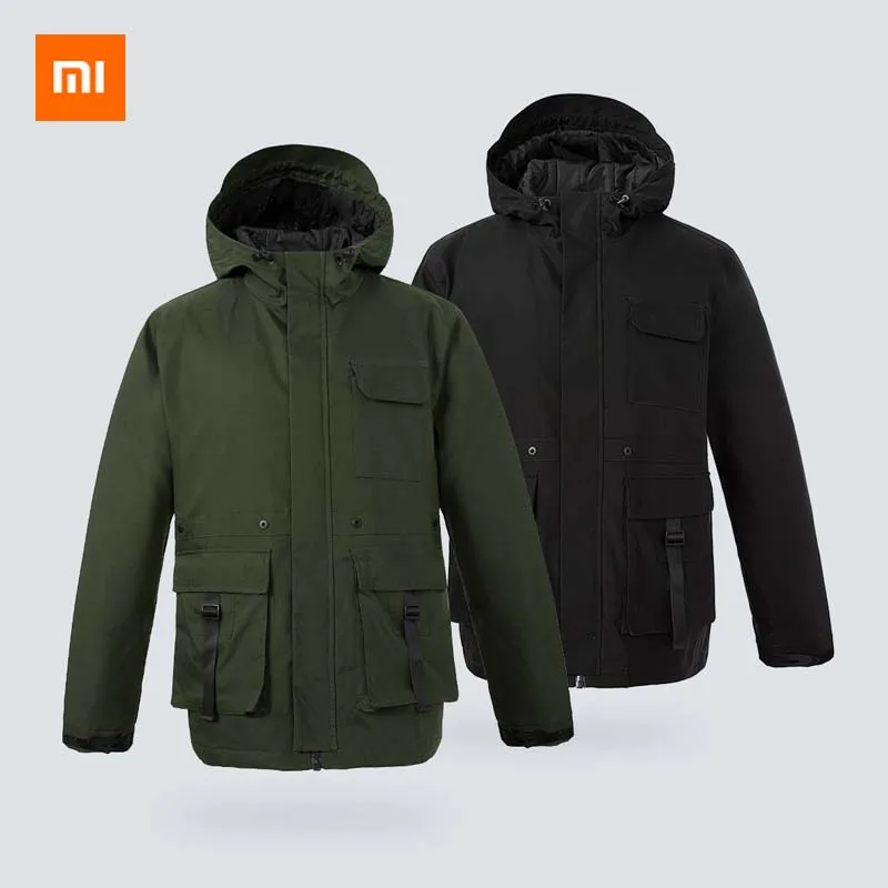 Мужская хлопковая куртка Xiaomi Youpin Uleemark стильная теплая бархатная удобная ткань с