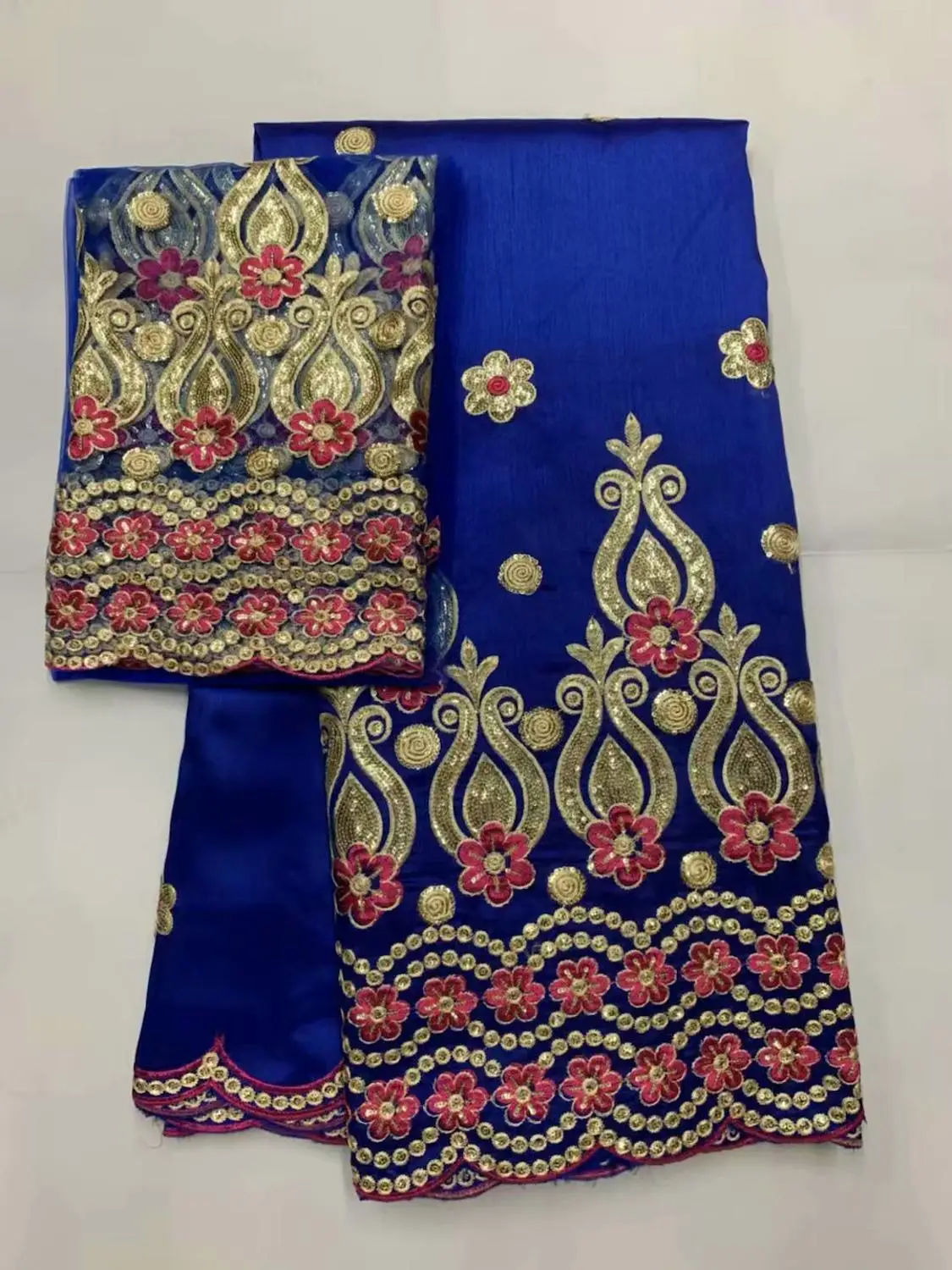 Африканская кружевная ткань Джордж индийское великолепное полотнище для