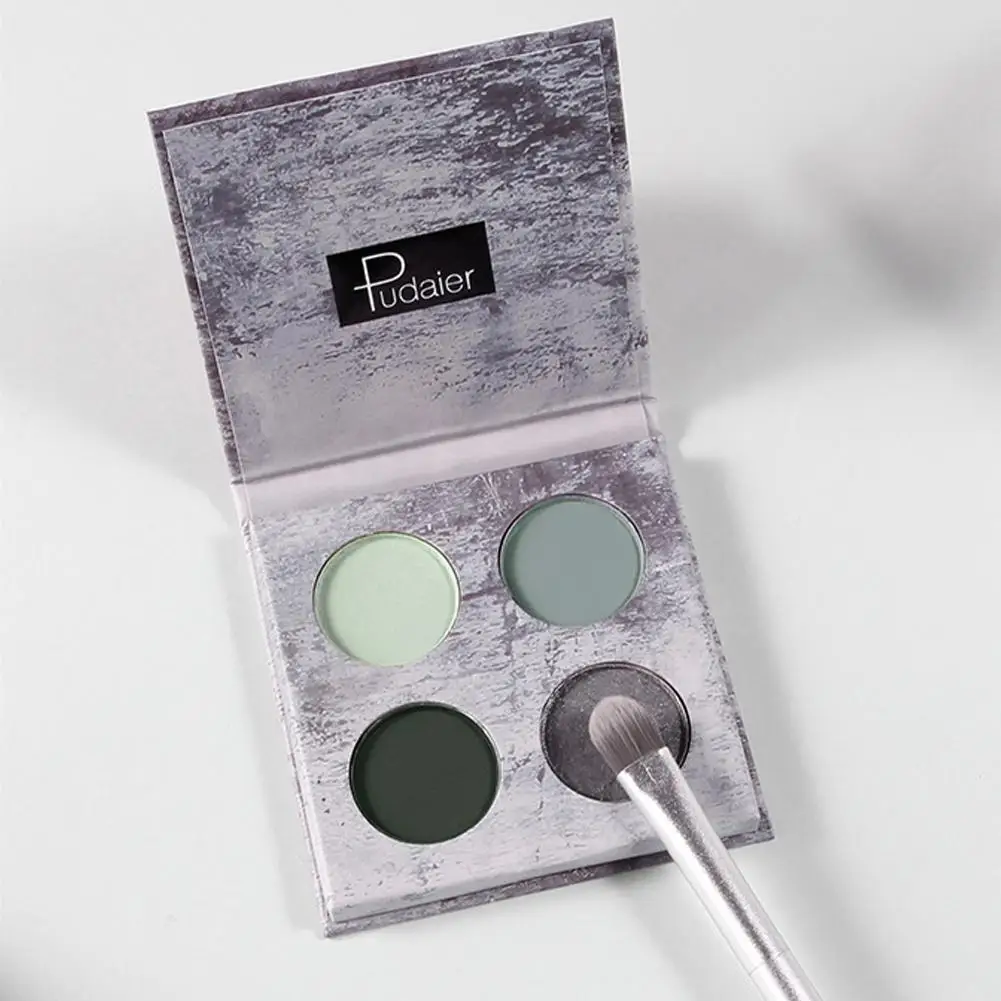 Новинка 4 цвета блестящая Мерцающая палитра теней для век стойкий