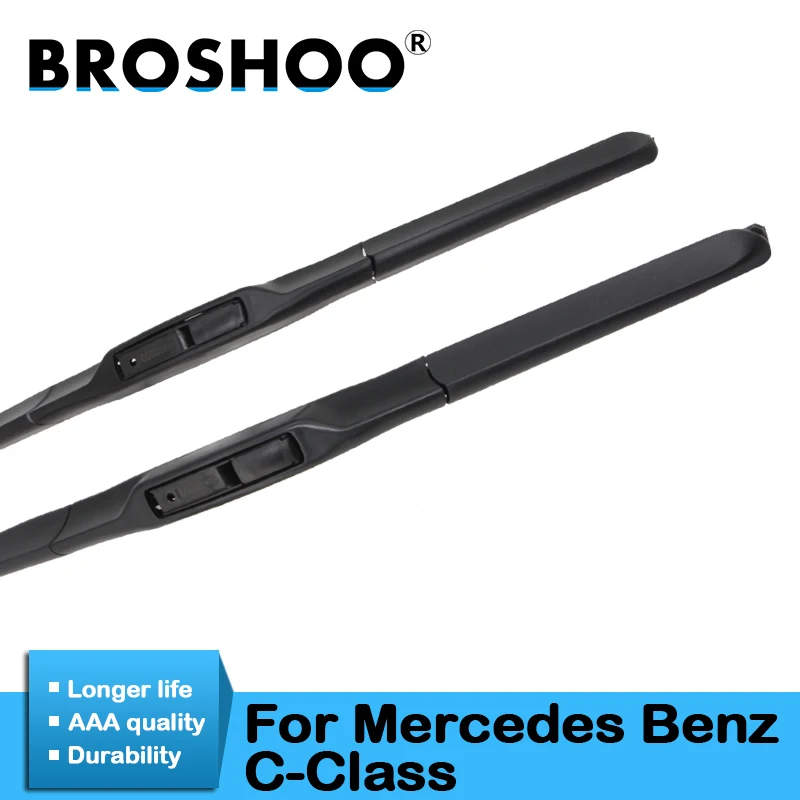 Щетка стеклоочистителя BROSHOO для лобового стекла автомобиля резина 2000 2017 Mercedes Benz C