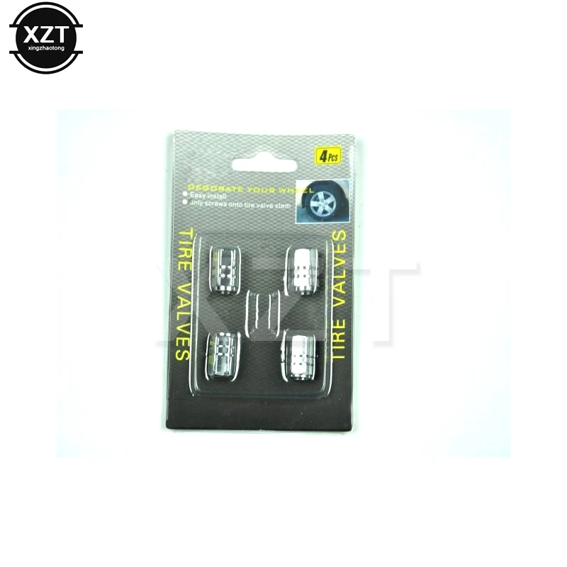 4 шт. алюминиевые шестигранные крышки стержня вентиля шины для авто велосипед