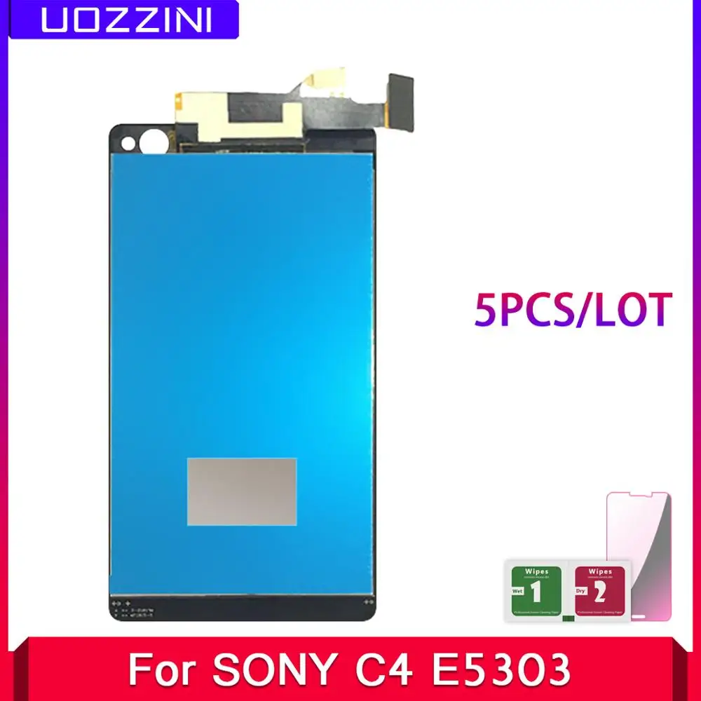 5 шт. сенсорный ЖК экран для SONY Xperia C4 E5303 E5353 E5333 дюйма|Экраны мобильных телефонов| |