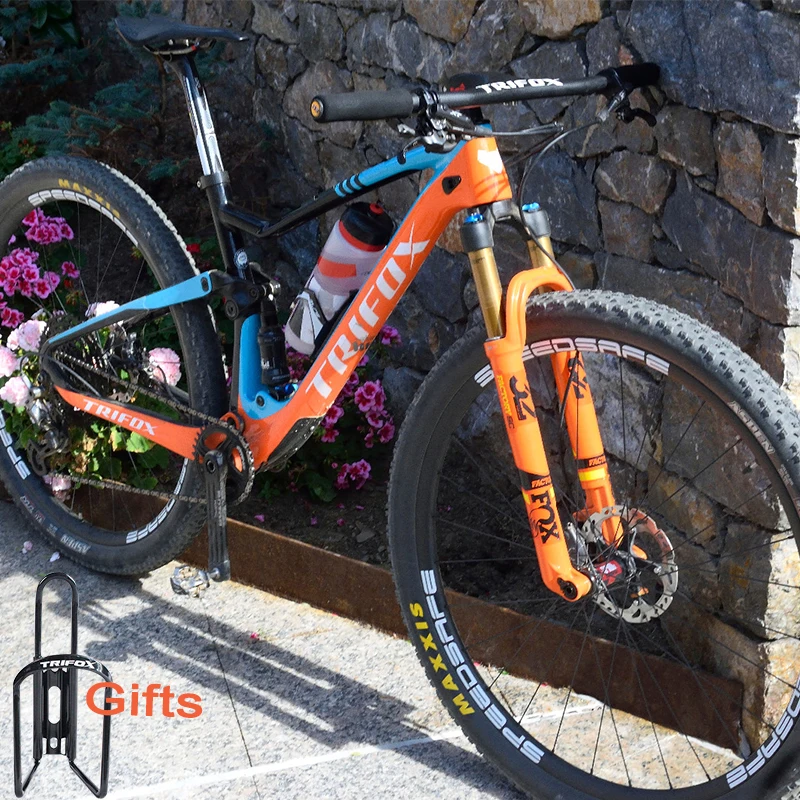 TRIFOX полностью подвесная рама MTB 29er Cadre Carbone T800 рама для горного велосипеда 148*12 мм