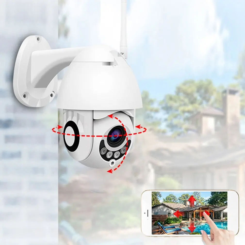 Wi Fi 1080P PTZ IP камера наружная скоростная купольная беспроводная видеонаблюдения