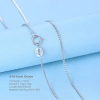 genuine 100 925 sterling silver necklace ingot twisted trace curb snake bar singapore box chain women gift