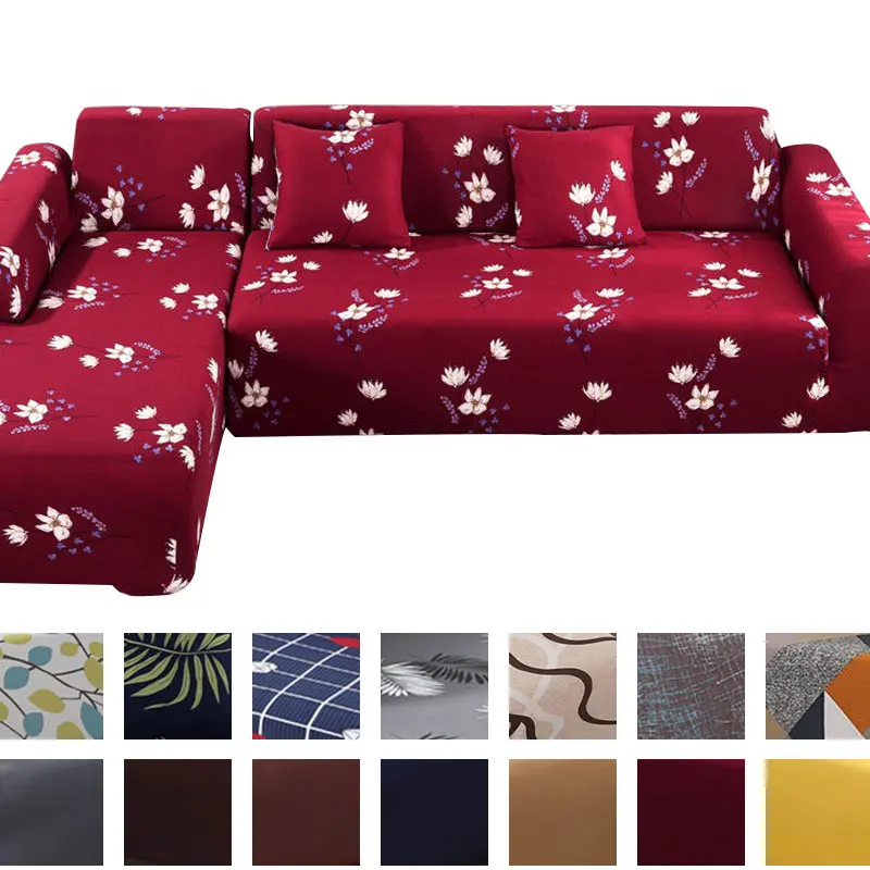 Чехлы для углов современный эластичный чехол дивана чехлы с принтом гостиной