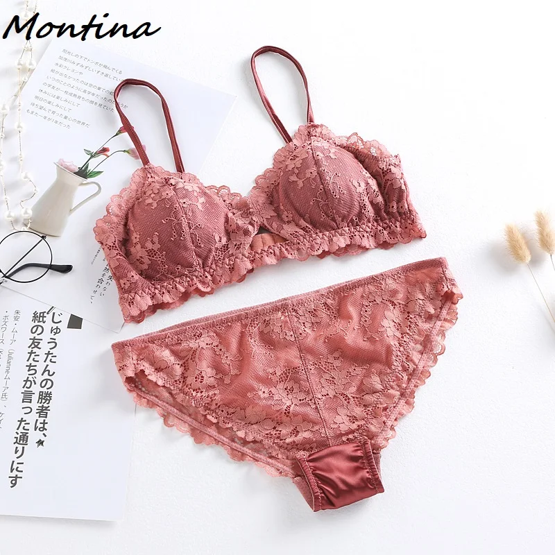 Винтажное кружевное нижнее белье женский сексуальный комплект с бюстгальтером