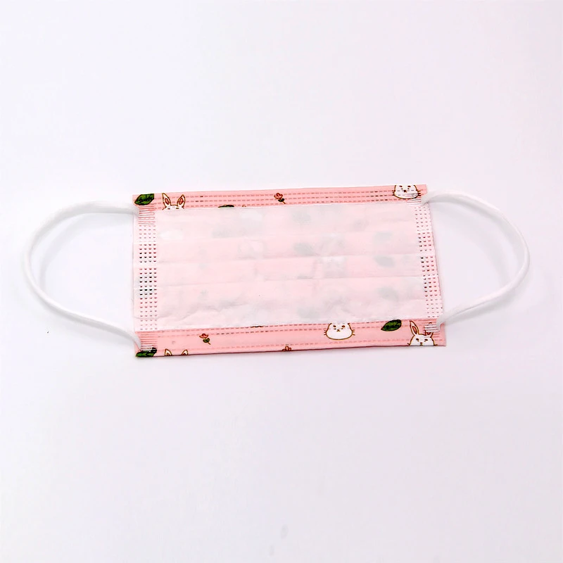 30 шт одноразовые маски для детей принт с героями мультфильмов 3 слоя